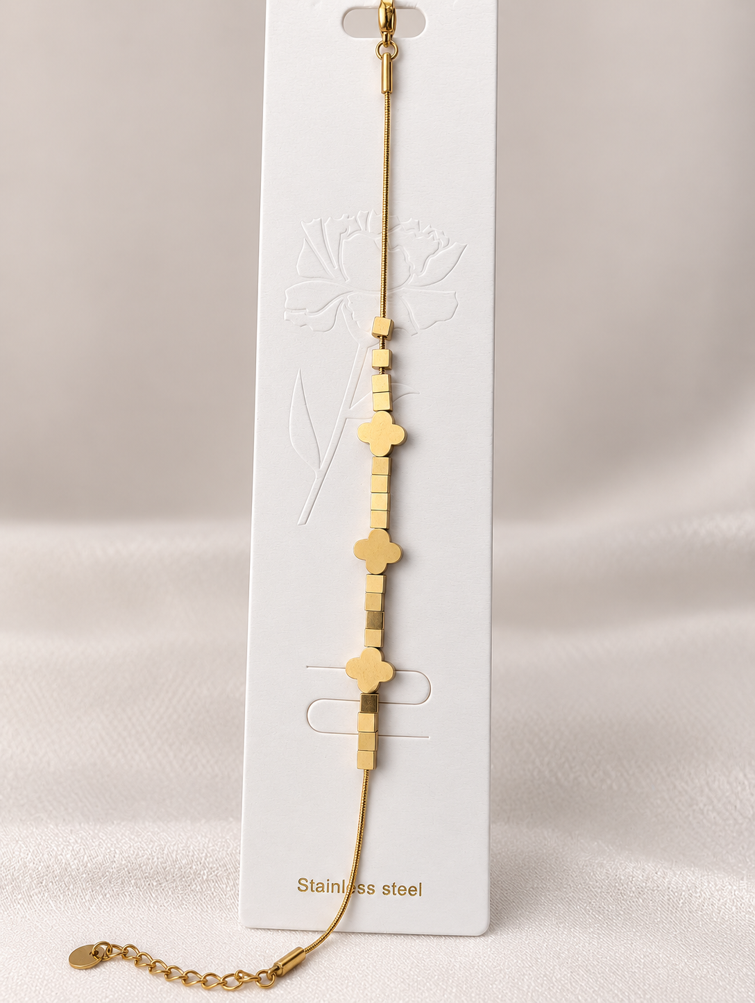Golden beads bracelet