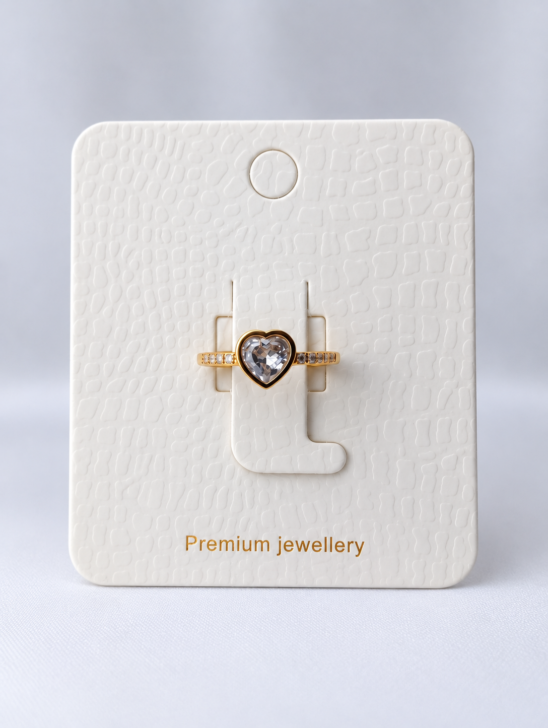 Heart finger ring