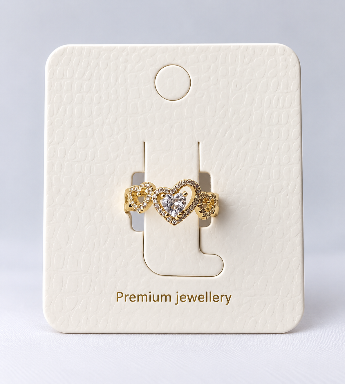 Three hearts ring