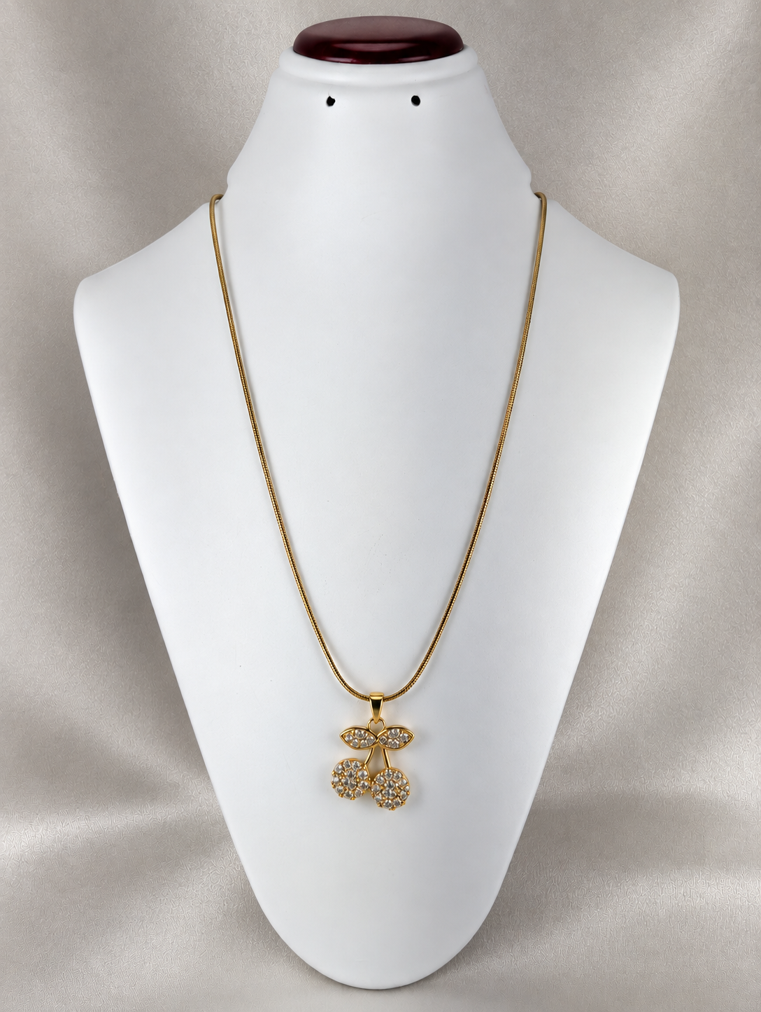 Stone cherry neck chain