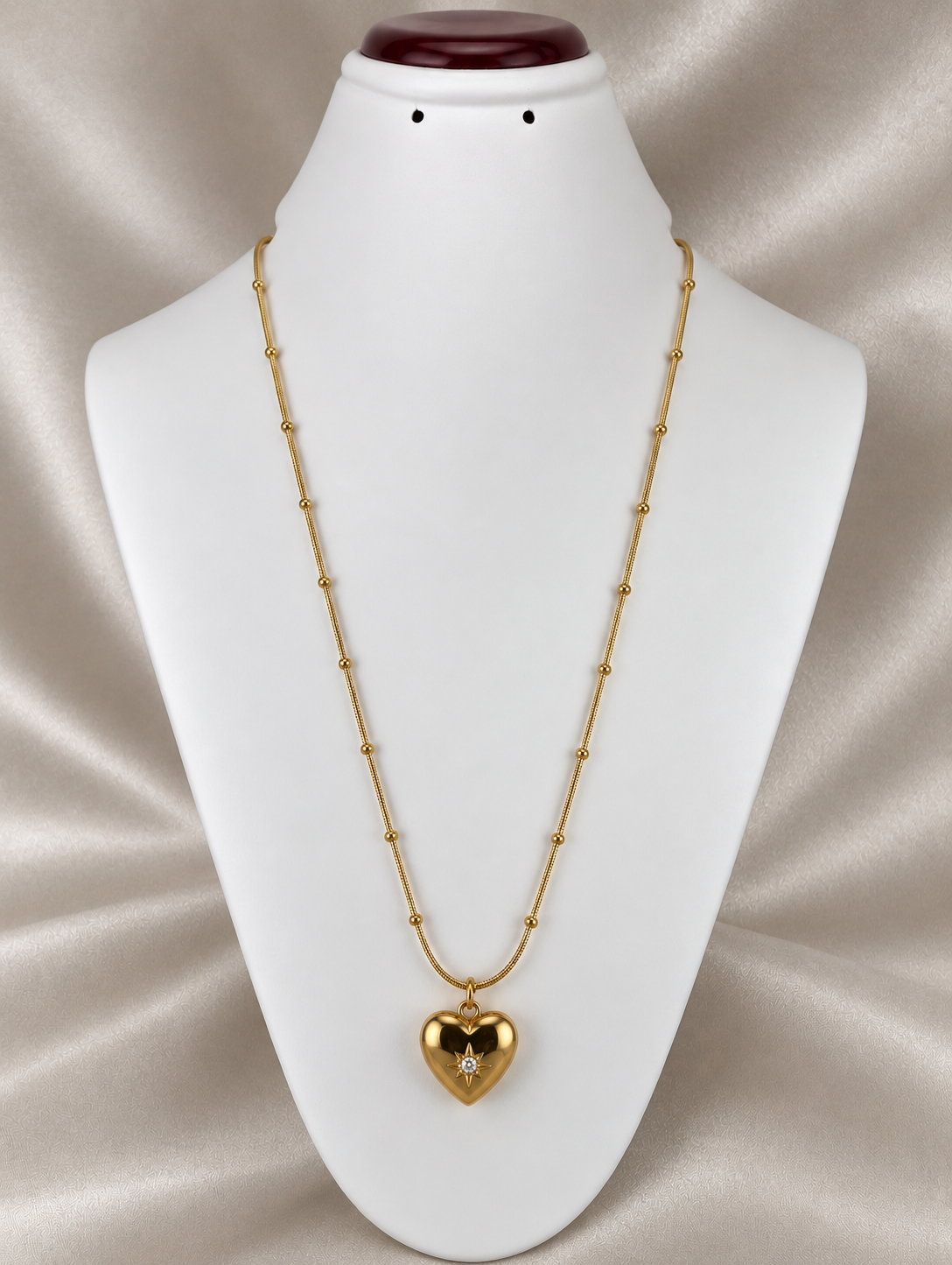 Heart chain pendant