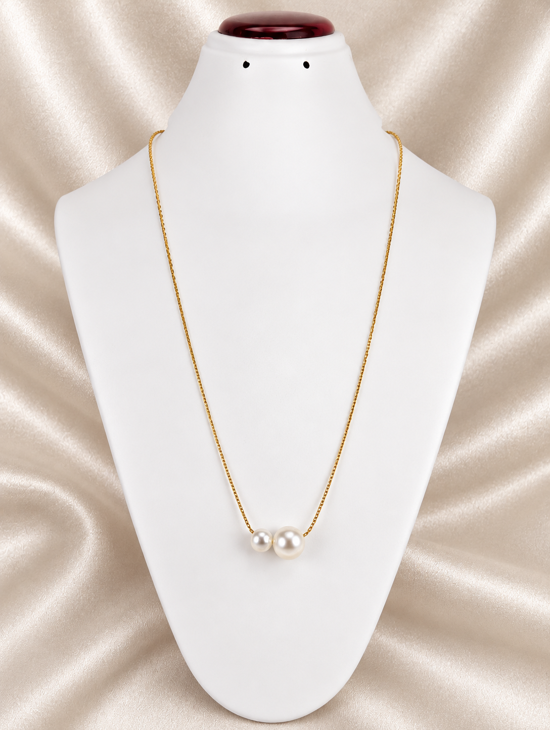 2 Pearl neck chain